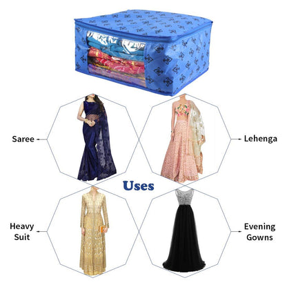 Saree Cover - Non Woven Printed Big Size Saree Covers ( Pack of 3 )