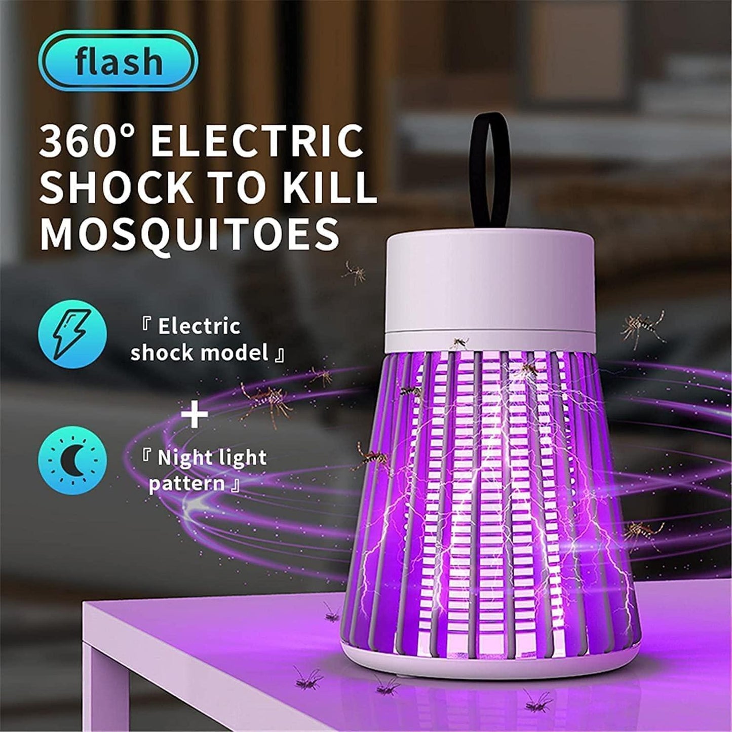 Electric Shock Mosquito Killer Racket